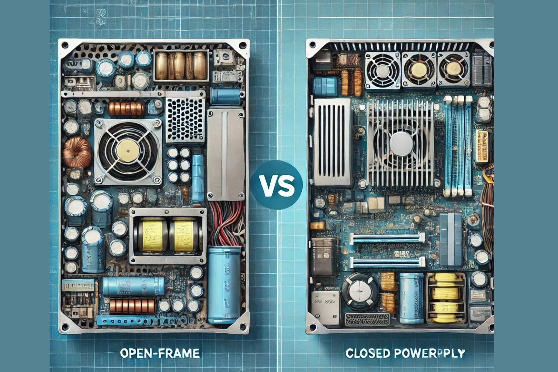 Understanding Open-Frame and Enclosed Power Supplies - WAWT Tech